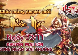 Hạo Thiên mở cửa server mới