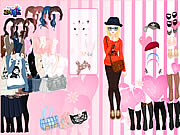 Game Pink Wallpaper Dress Up