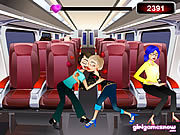 Game Train Kissing