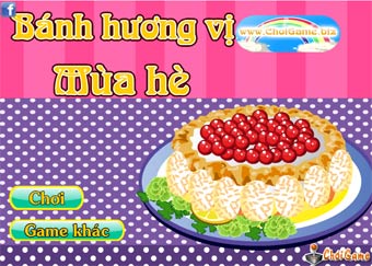 Bánh ngọt mùa hè