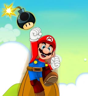 Mario gỡ boom