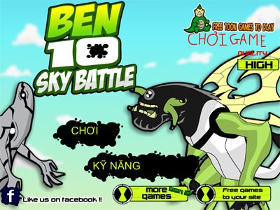 Ben10 đại chiến bầu trời