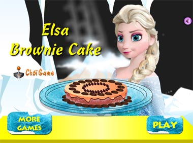 Elsa làm bánh