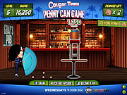 Cougar Town: Penny Can Game