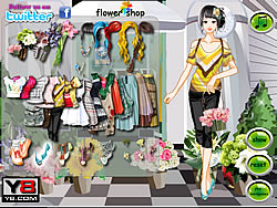 Flower Store Girl Dress Up
